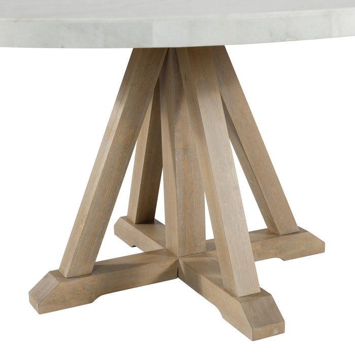 Lakeview - Round Dining Table - White - JaxCo Furniture