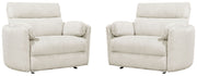 Radius Xl - Extra Wide Power Glider Recliner (Set of 2) - JaxCo Furniture
