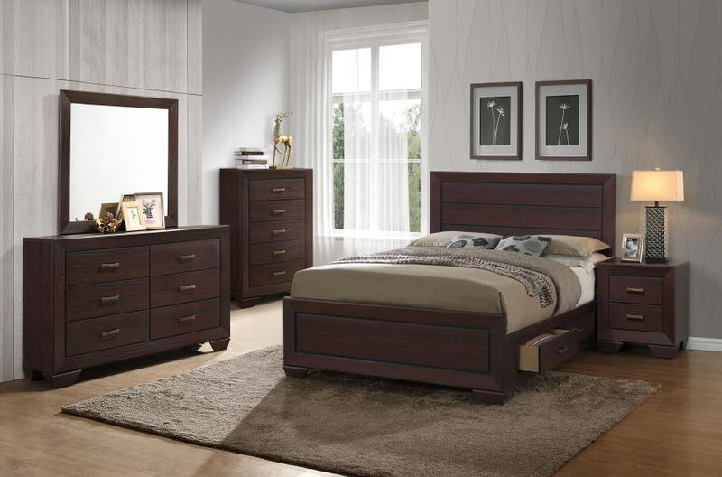 Kauffman - Transitional Storage Bed Bedroom Set - JaxCo Furniture