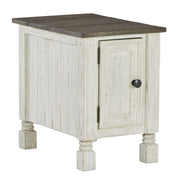 Havalance - White / Gray - Chair Side End Table - JaxCo Furniture