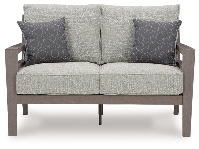 Hillside Barn - Gray / Brown - Loveseat W/Cushion - JaxCo Furniture