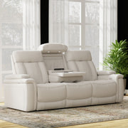 Royce - Power Drop Down Console Sofa - JaxCo Furniture