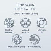 Linens - Tempur Breeze Cooling Sheet Set - Sandstone - JaxCo Furniture