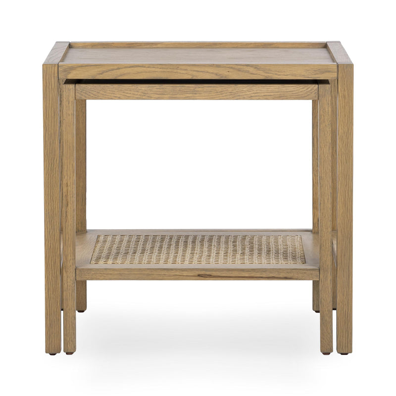 Devin - Solid Wood Nesting Accent Tables - JaxCo Furniture