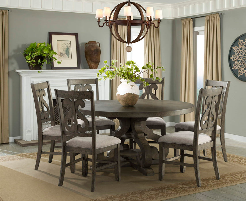 Stone - Round Dining Set - JaxCo Furniture