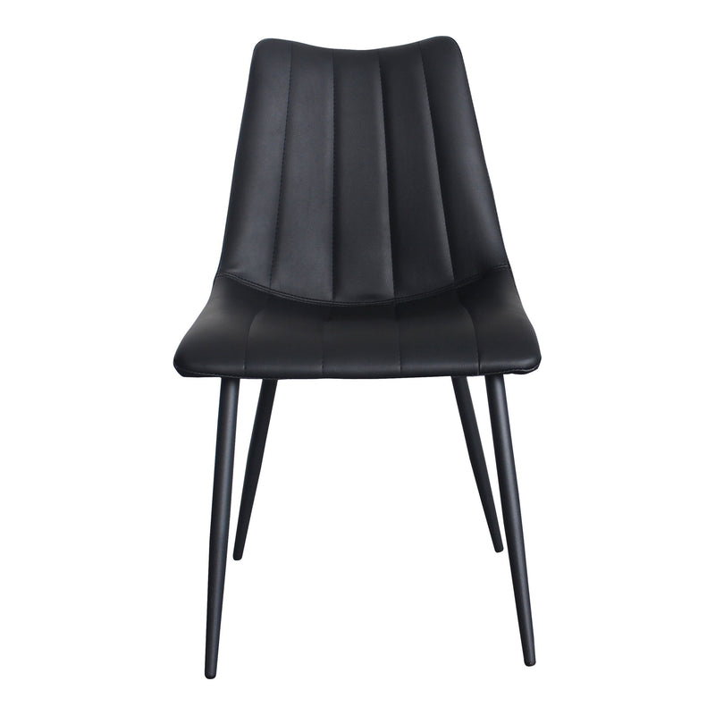 Alibi - Dining Chair (Set of 2) - Matte Black - JaxCo Furniture