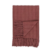 Throws - 50" x 70" TC Hunter Throw - Cherrywood Red - JaxCo Furniture
