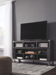 Todoe - Gray - LG TV Stand w/Fireplace Option - JaxCo Furniture