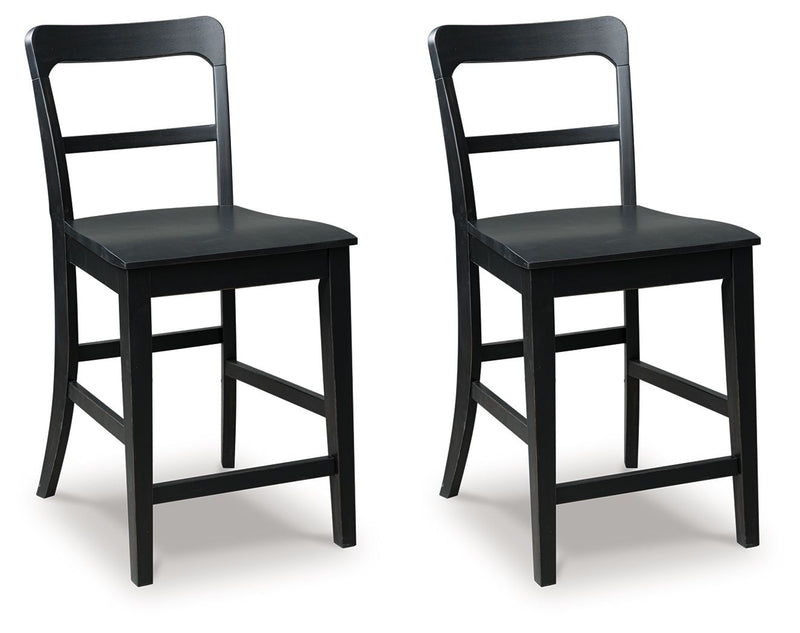 Greddinton - Barstool (Set of 2) - JaxCo Furniture