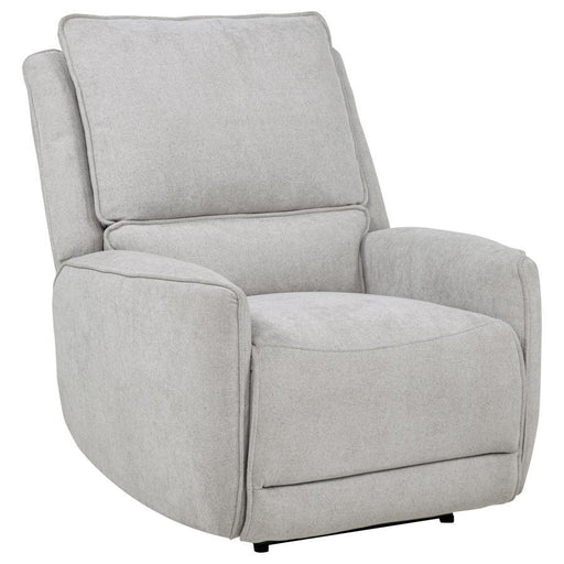 Sylmar - Chenille Upholstered Power Recliner - JaxCo Furniture