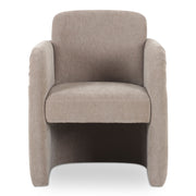 Mesto - Rolling Dining Chair - Gray - JaxCo Furniture