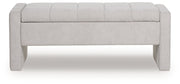 Akselman - Gray - Storage Bench - JaxCo Furniture