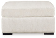 Chessington - Ivory - Oversized Accent Ottoman - JaxCo Furniture