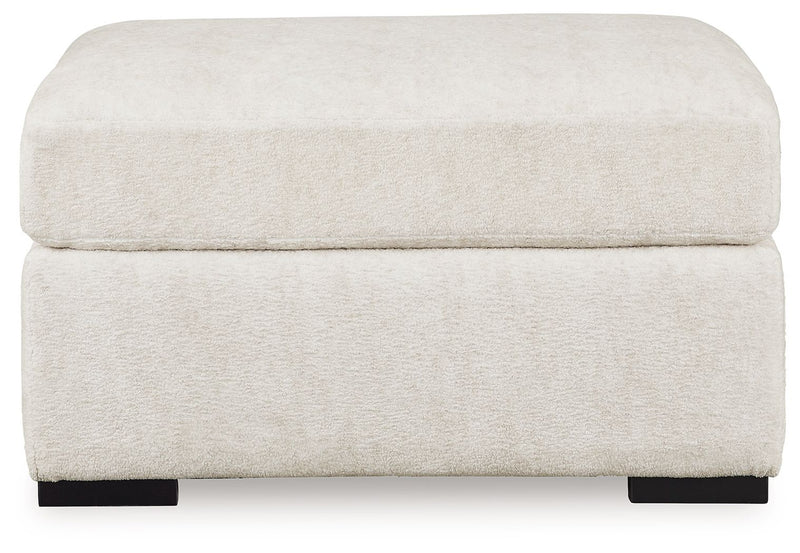 Chessington - Ivory - Oversized Accent Ottoman - JaxCo Furniture
