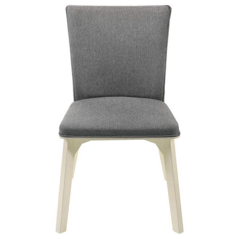Biloxi - Upholstered Dining Side Chair (Set of 2) - Gray - JaxCo Furniture