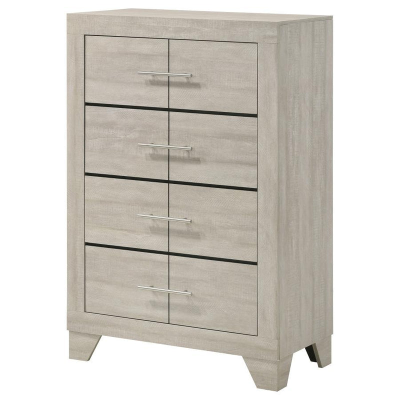 Trenton - 4-Drawer Bedroom Chest Of Drawers - Rustic Cream - JaxCo Furniture