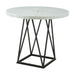 Riko - Round Counter Height Dining Table - White - JaxCo Furniture