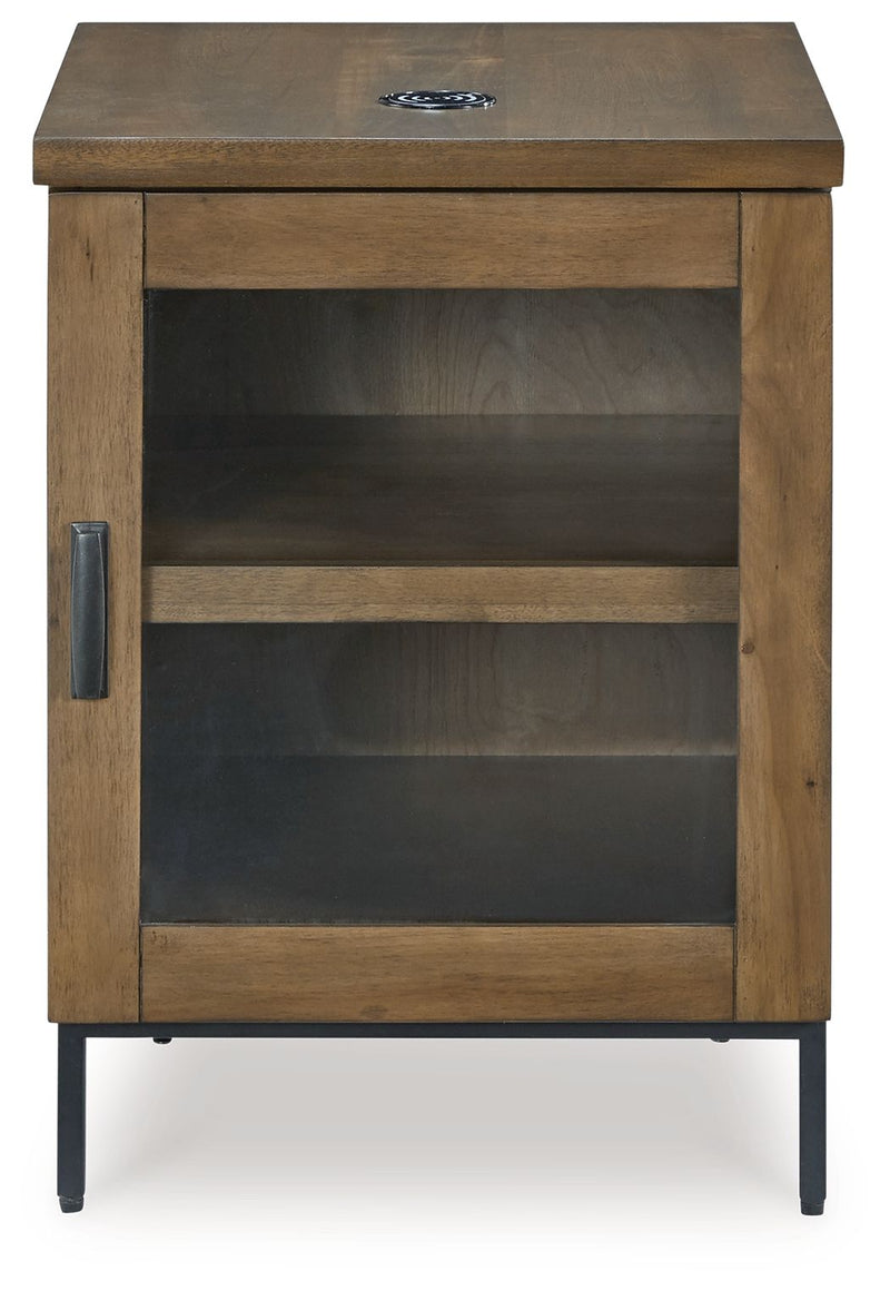 Torlanta - Brown - Chair Side End Table - JaxCo Furniture