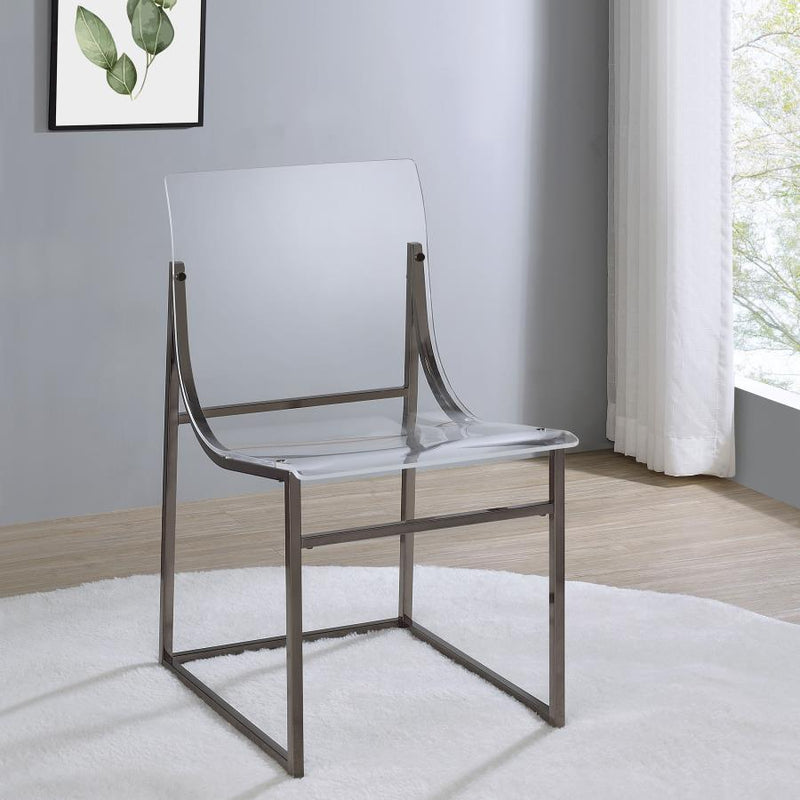 Adino - Acrylic Dining Side Chair (Set of 2) - JaxCo Furniture