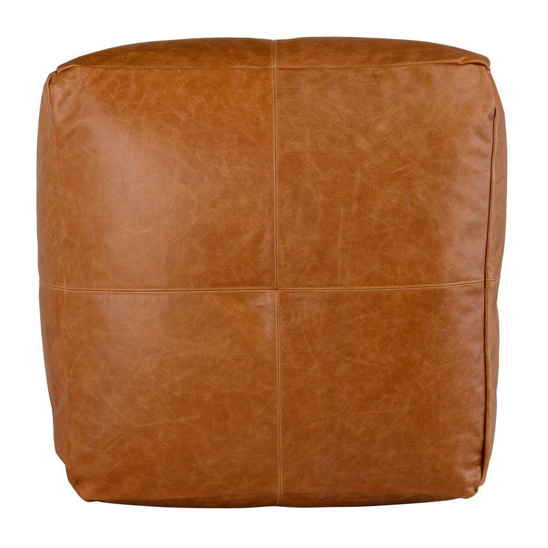 Poufs - Leather Pouf - JaxCo Furniture