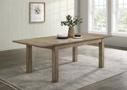 Cardova - 87" Solid Wood Extension Dining Table - Vineyard Oak - JaxCo Furniture