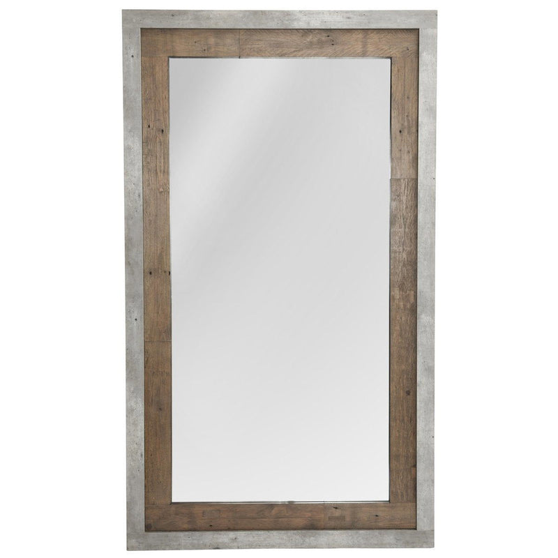 Charlotte - Mirror - Natural / Gray - JaxCo Furniture