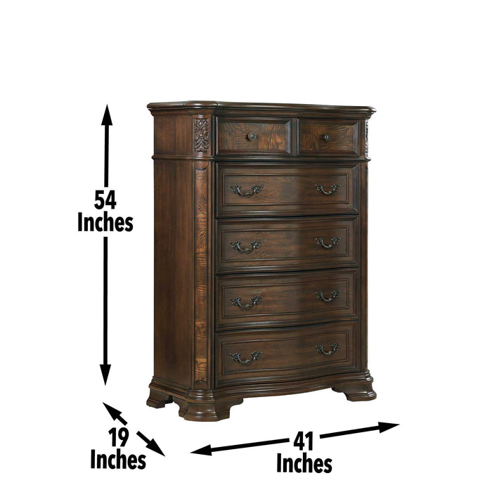 Royale - Lift Top Chest - Dark Brown - JaxCo Furniture