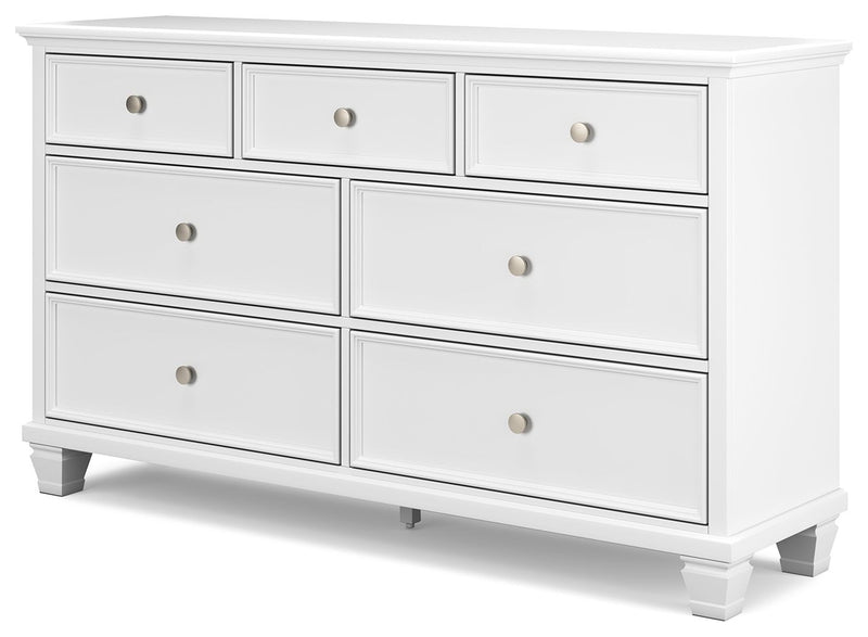 Fortman - White - Dresser - JaxCo Furniture