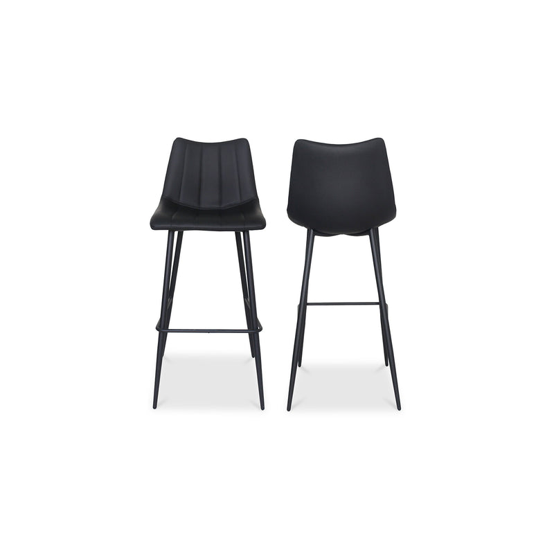 Alibi - Barstool (Set of 2) - Matte Black - JaxCo Furniture