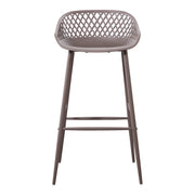 Piazza - Outdoor Barstool (Set of 2) - Gray - JaxCo Furniture