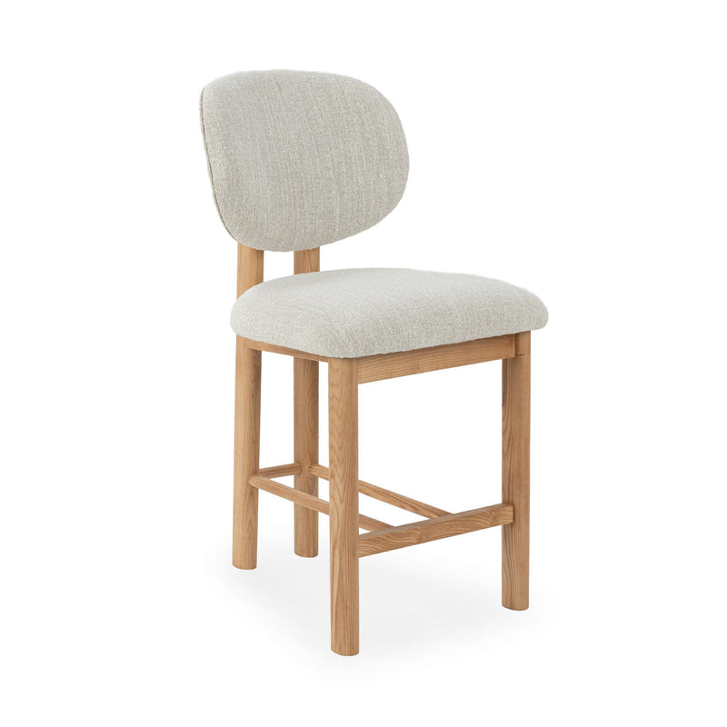 Delancey - Upholstered Counter Stool - Autumn Cream - JaxCo Furniture