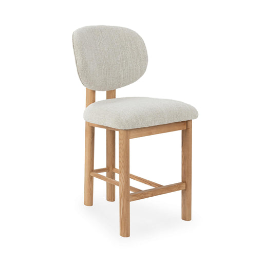 Delancey - Upholstered Counter Stool - Autumn Cream - JaxCo Furniture