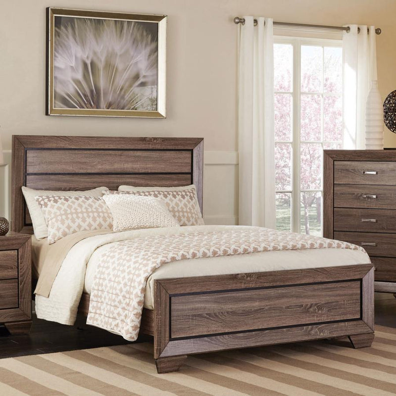 Kauffman - Wood Panel Bed - JaxCo Furniture