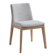 Deco - Oak Dining Chair (Set of 2) - Light Gray - JaxCo Furniture