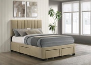 Wheatland - 4-Drawer Upholstered Storage Bed - JaxCo Furniture