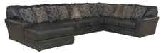 Denali - Italian Leather Match Sectional - JaxCo Furniture