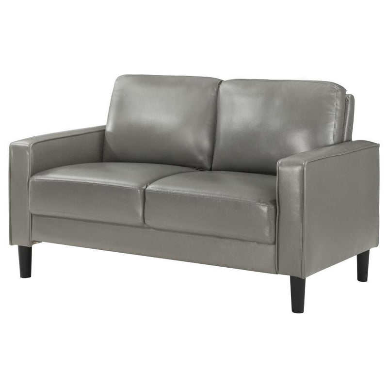 Ruth - Upholstered Track Arm Loveseat - JaxCo Furniture