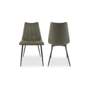 Alibi - Dining Chair (Set of 2) - Dark Green - JaxCo Furniture