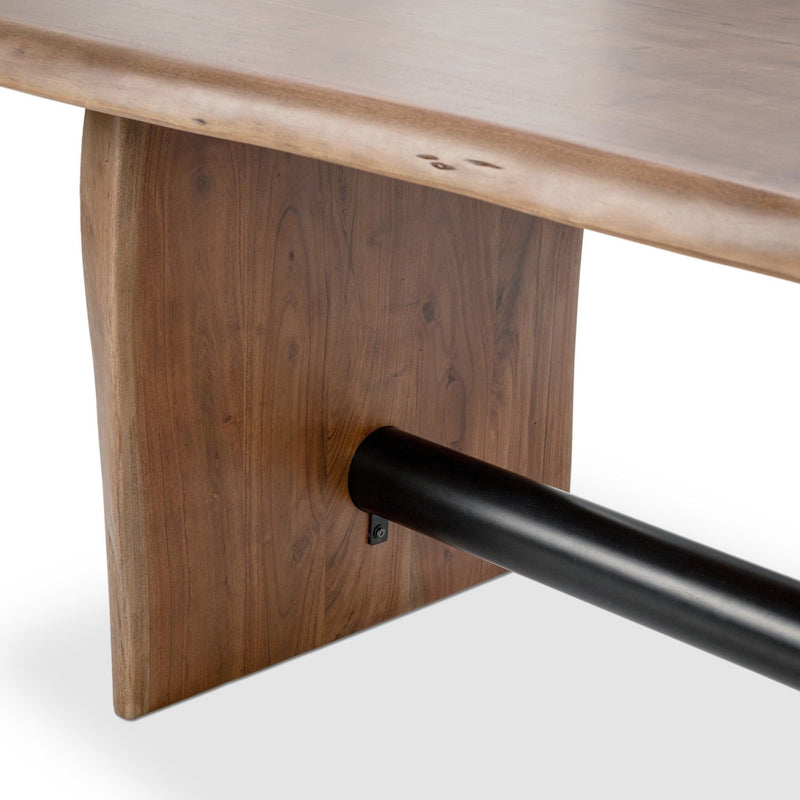 Brinton - 80" Dining Table - Acron Brown - JaxCo Furniture