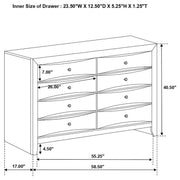 Briana - 8-Drawer Dresser - JaxCo Furniture