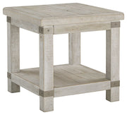 Carynhurst - White Wash Gray - Rectangular End Table - JaxCo Furniture