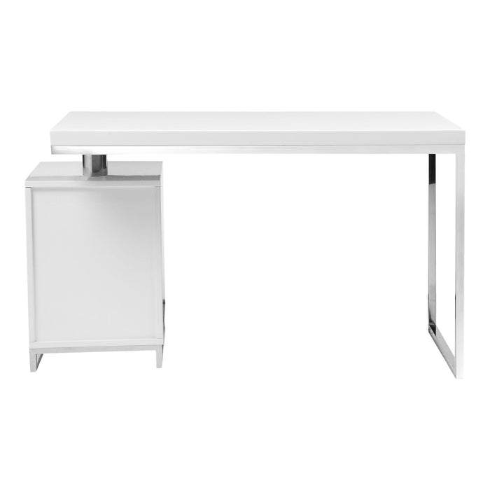 Martos - Desk - White - Wood - JaxCo Furniture