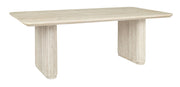 Vander - Oak Wood 84" Dining Table - JaxCo Furniture