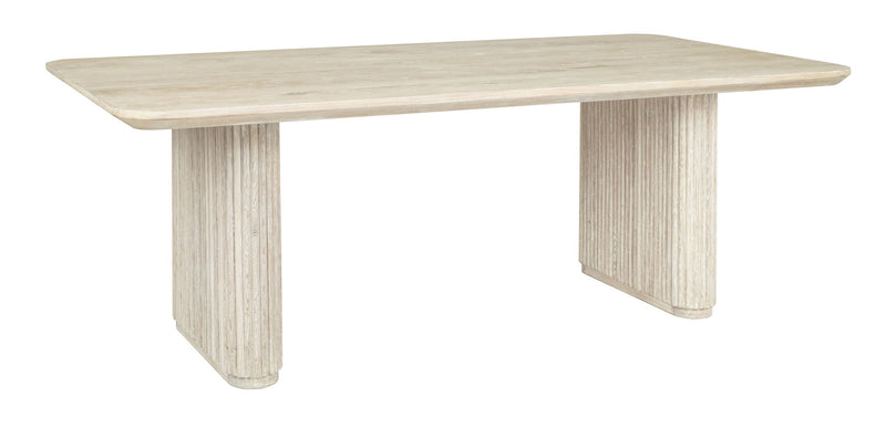 Vander - Oak Wood 84" Dining Table - JaxCo Furniture