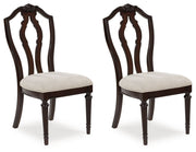 Lavinton - Tan / Brown - Dining Upholstered Side Chair (Set of 2) - JaxCo Furniture