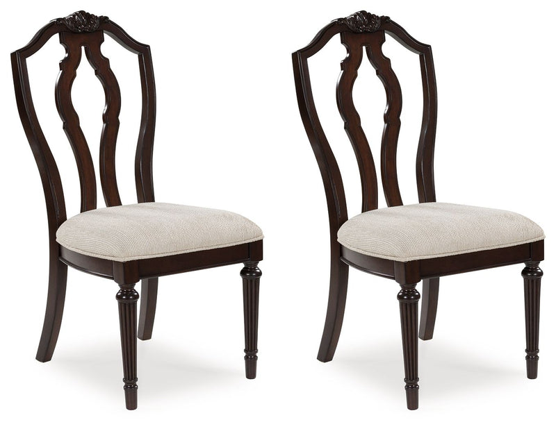 Lavinton - Tan / Brown - Dining Upholstered Side Chair (Set of 2) - JaxCo Furniture