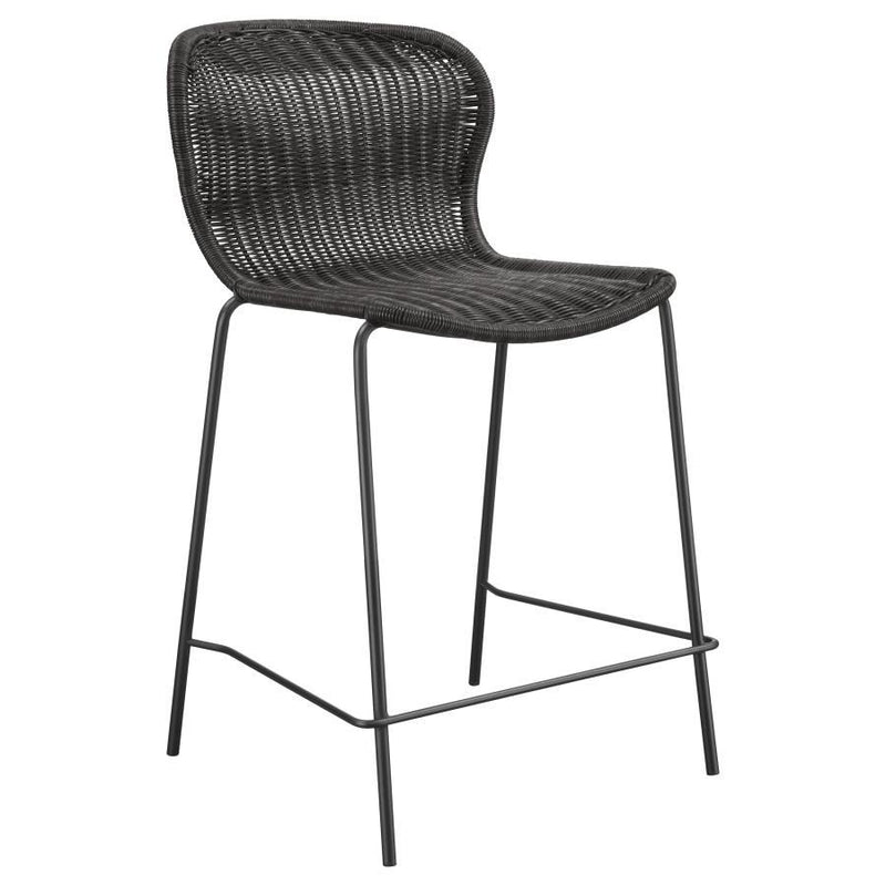 Mckinley - Faux Rattan Metal Chair (Set of 2) - JaxCo Furniture