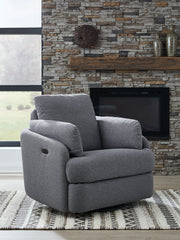 Alainmont Next-Gen Nuvella - Swivel Power Recliner - JaxCo Furniture