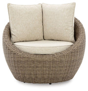 Danson - Swivel Lounge With Cushion - JaxCo Furniture