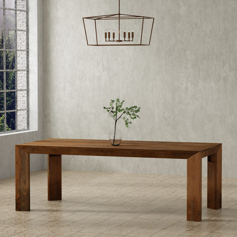 Crossings - Downtown Rectangular Dining Table - Amber - JaxCo Furniture